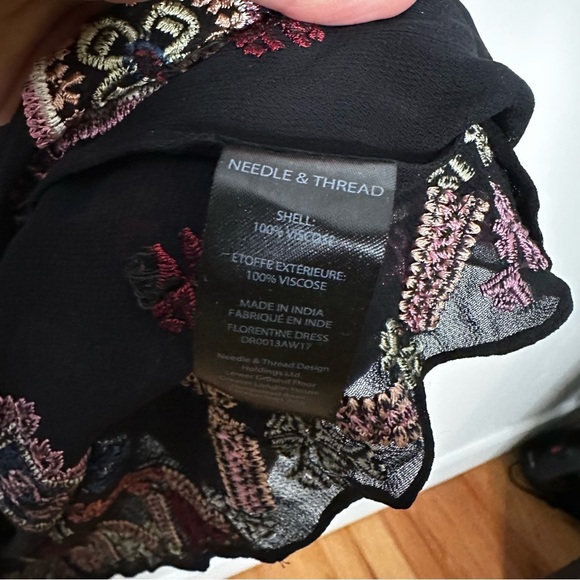 Needle & Thread | Florentine Embroidered Dress Size 8 - Picture 6 of 8